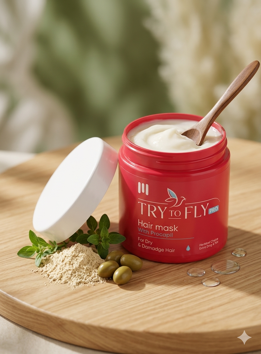 try to fly hair mask