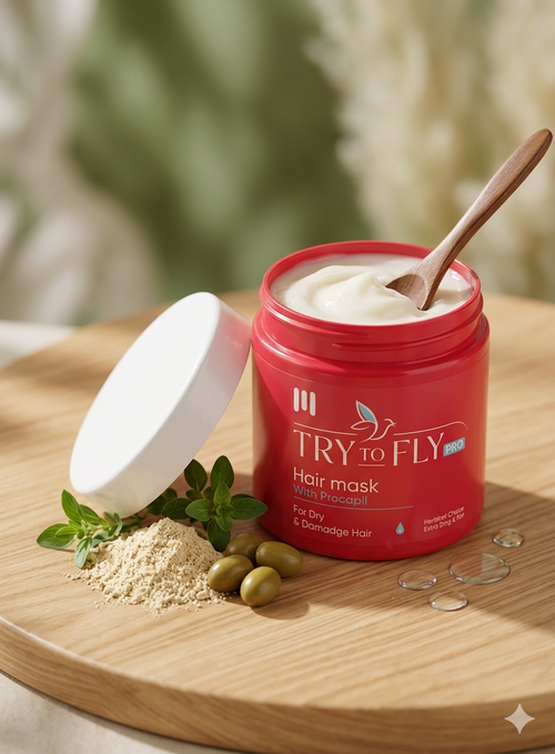 try to fly hair mask