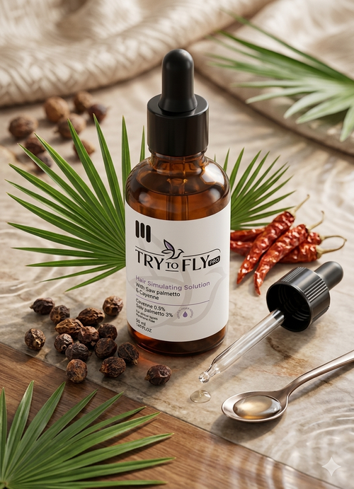 try to fly hair simulaying solution 50ml