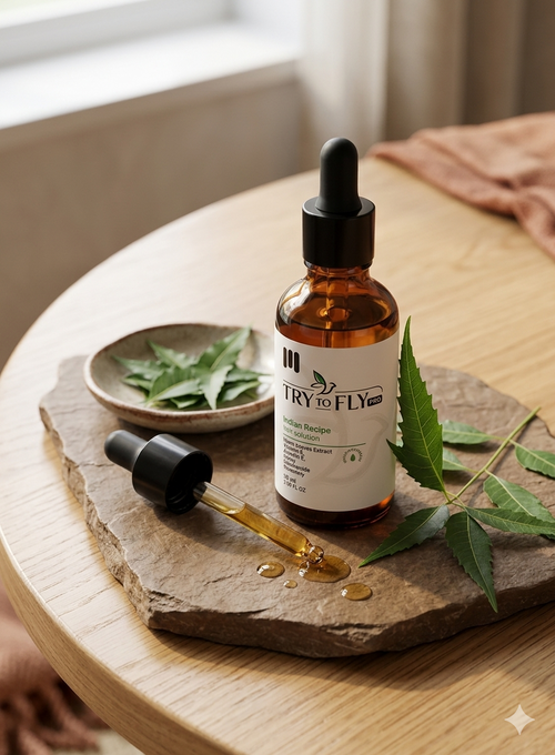 try to fly indian recipe hair solution 50ml