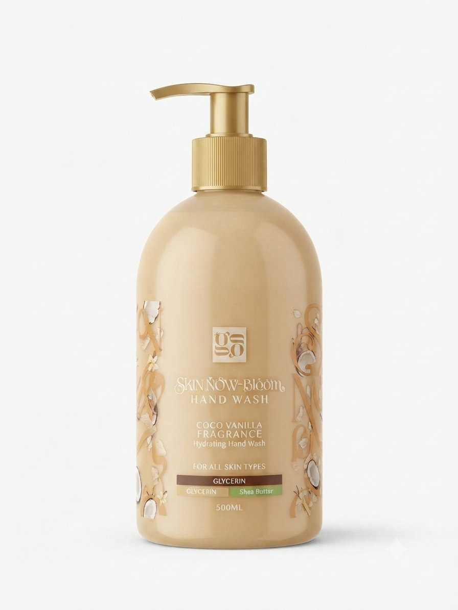 Glow Skin Now Bloom Hand Wash Vanilla 500Ml