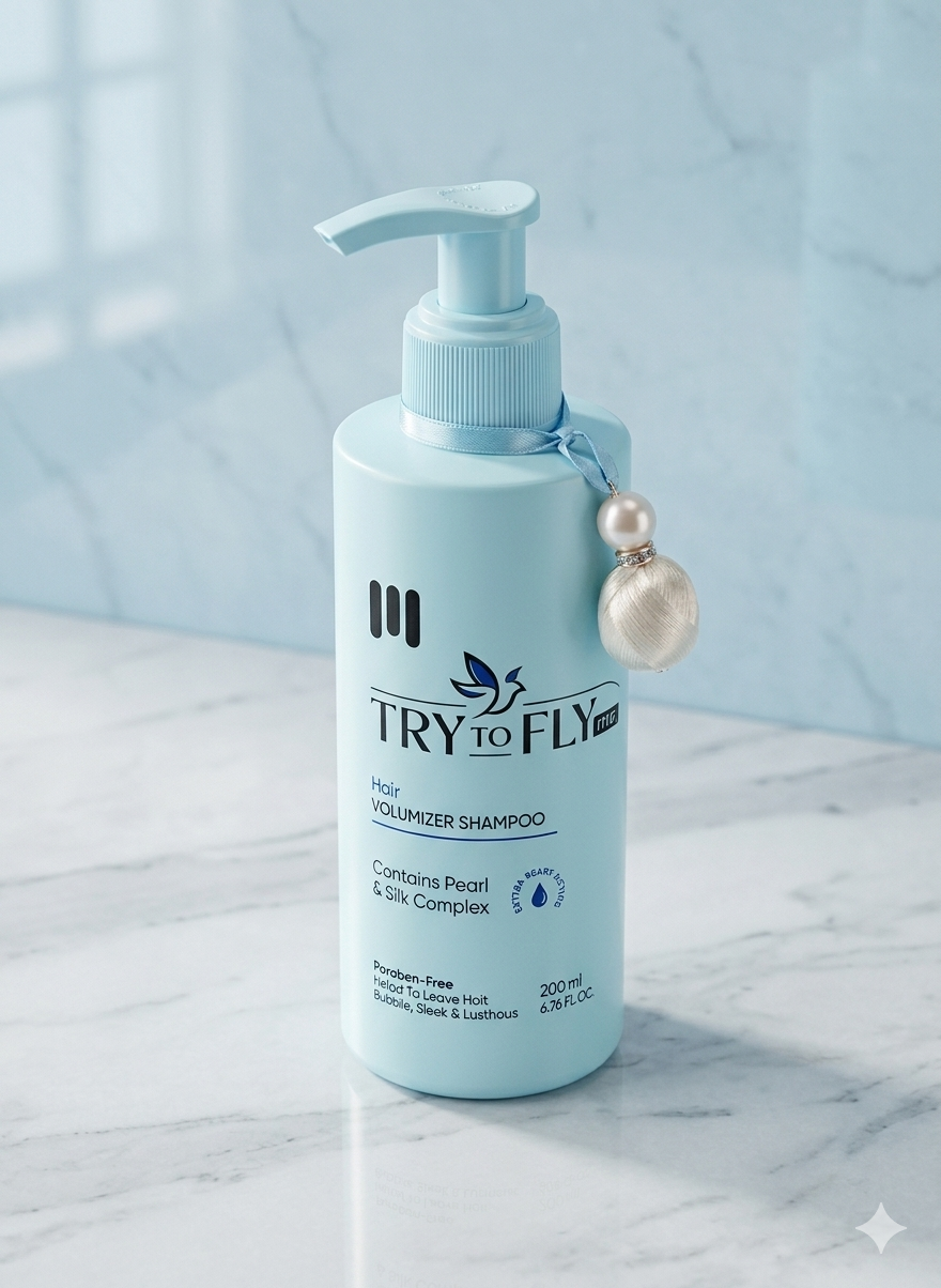 try to fly hair sim VOLUMIZER SHAMPOO 200ml