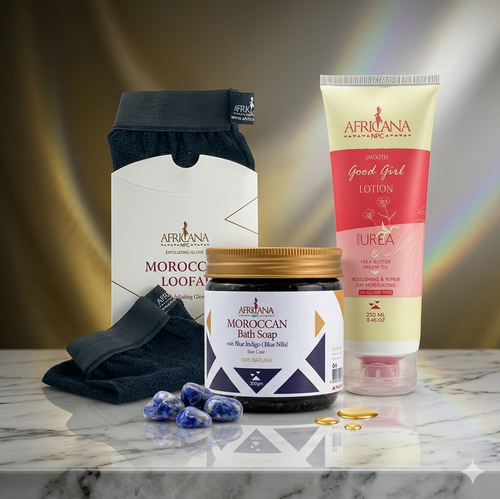 Africana Royal Blue Hammam Discovery Set