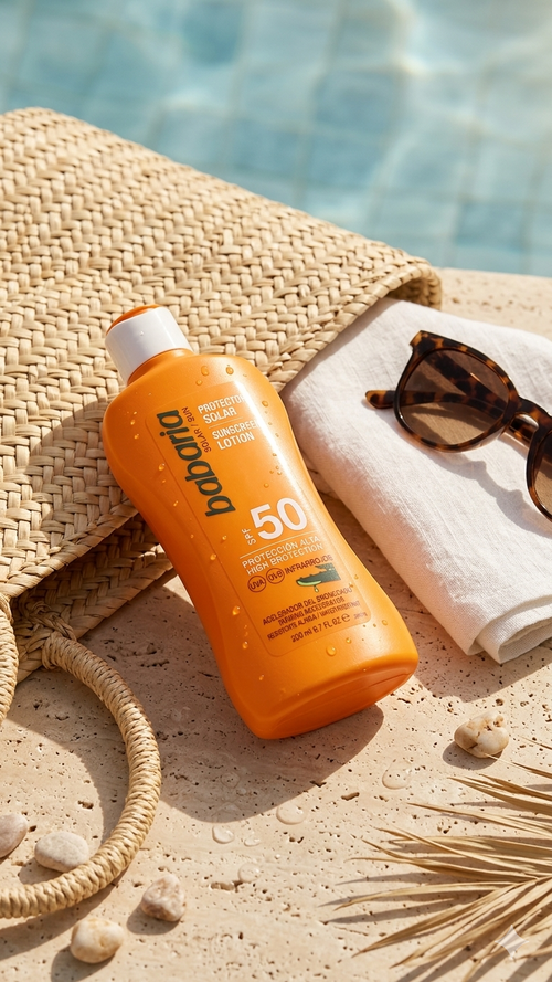 لوشن الجسم الواقي من الشمس SPF 50 من باباريا 200 مل