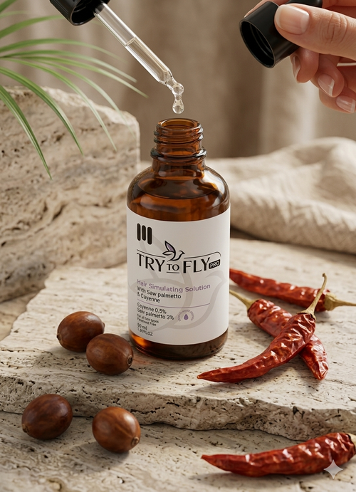 try to fly hair simulaying solution 50ml