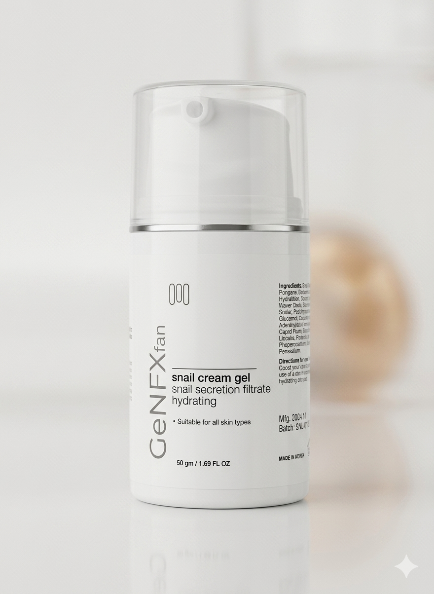 genfx fan snail cream gel 50gm