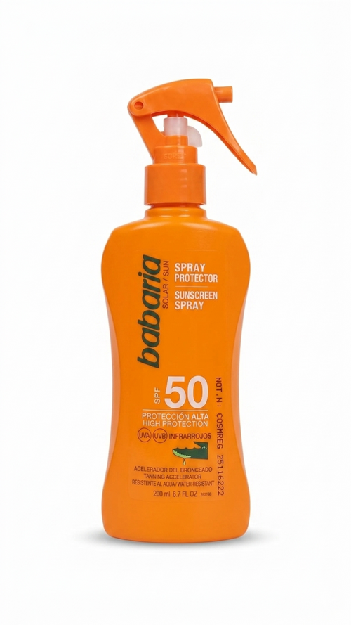 Babaria Sunscreen Lotion With Aloe Vera Spf50 200m