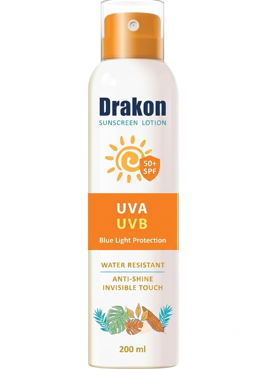 Drakon Sunscreen Invisable Touch Lotion 200ml