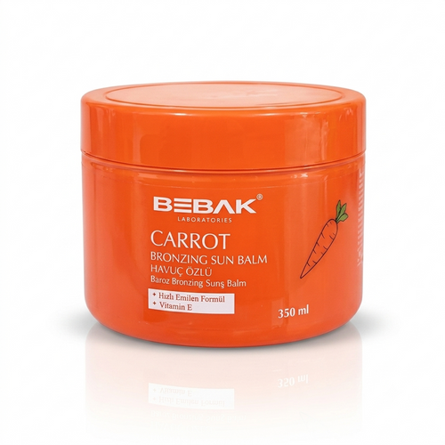 Bebak Bronzing Sun Balm with Carrot Extract Jar