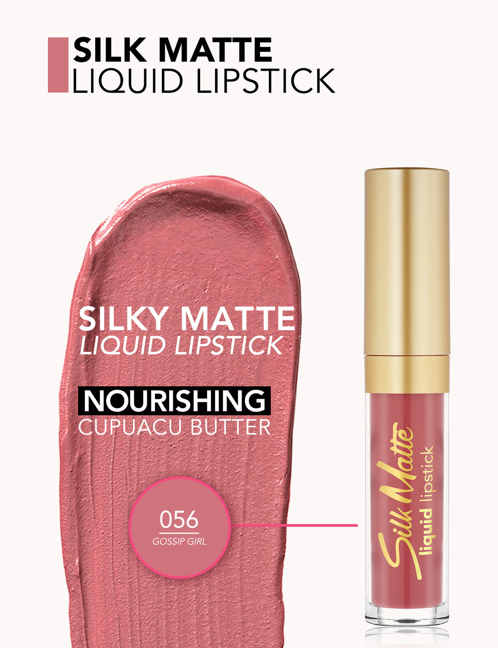 Flormar Silk Matte Liquid Lipstick No 056 Gossip Girl