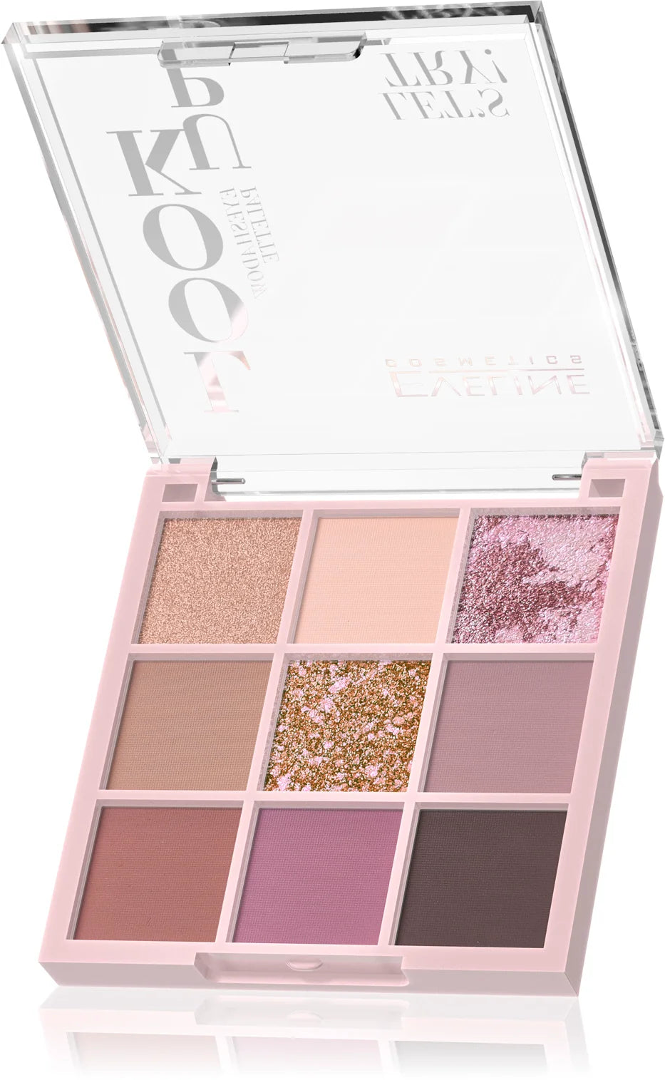 Eveline Look Up Eyeshadow Palette Let`s Try 9 Color
