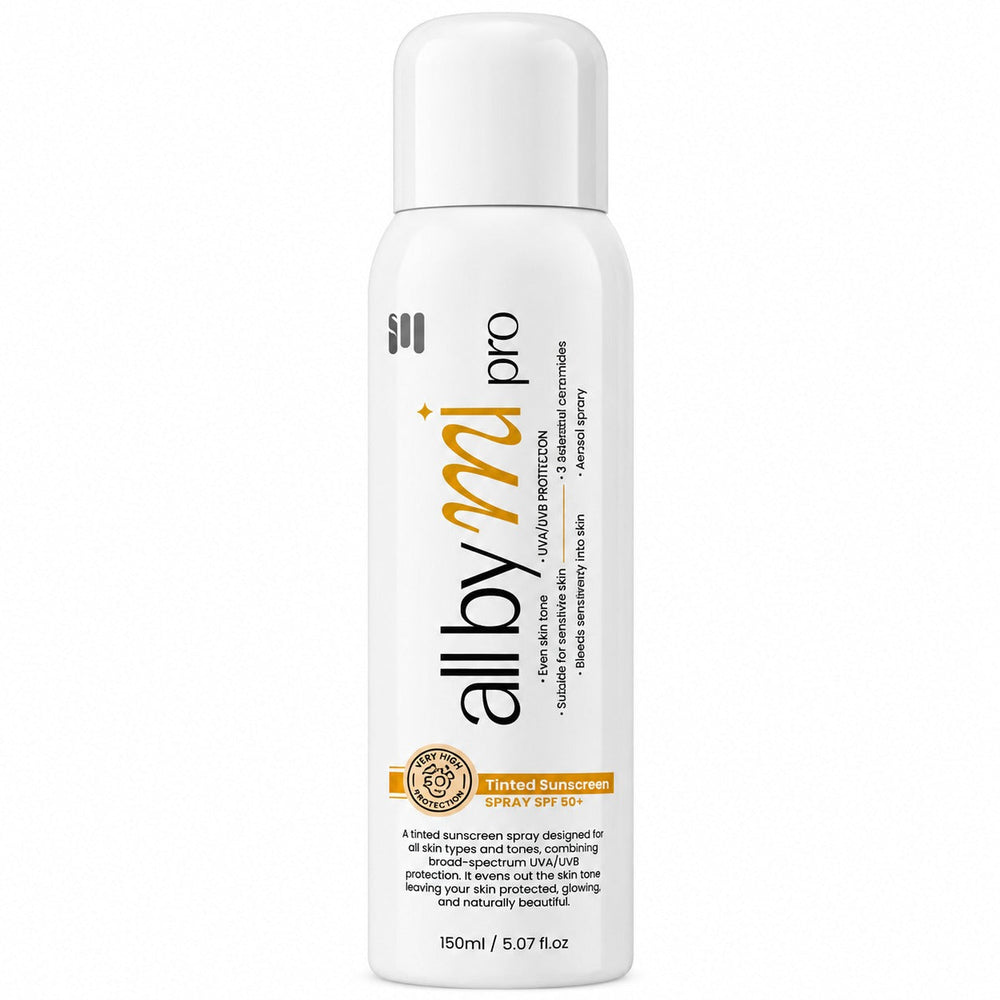 All by mi tinted sunscreen spray spf50+ 150ml