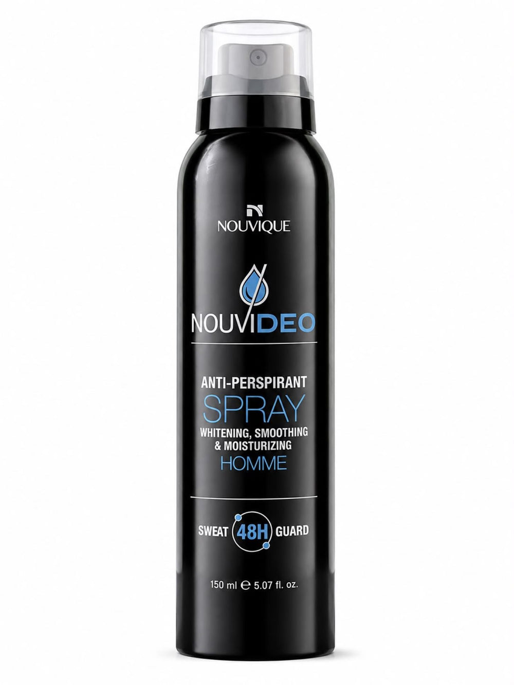 NOUVIQUE NOUVIDEO Anti-Perspirant Spray Homme – 150ml