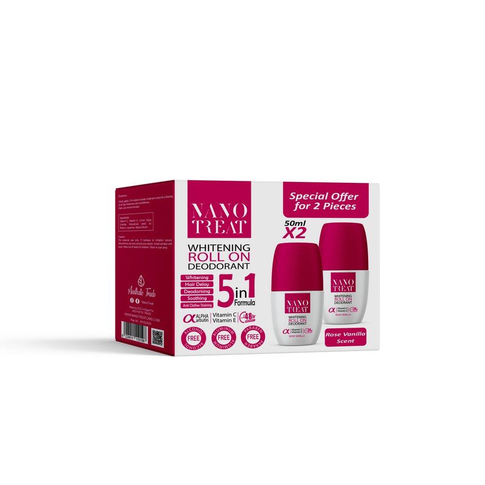 Nano treat roll on 5in1 Rose vanilla 50ml X21