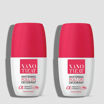 Nano treat whitening roll on sweet peach X2 50ML