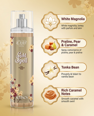 Eva gold spell Body Splash For Women 240ML