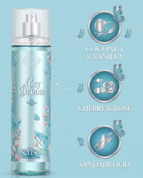 Eva Cozy Dream Body Splash For Women 240ML