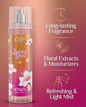 EVA SPRING LILIES BODY MIST SENSES 240ML