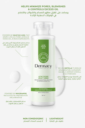Dermacy Acne prone milky toner 150 ml