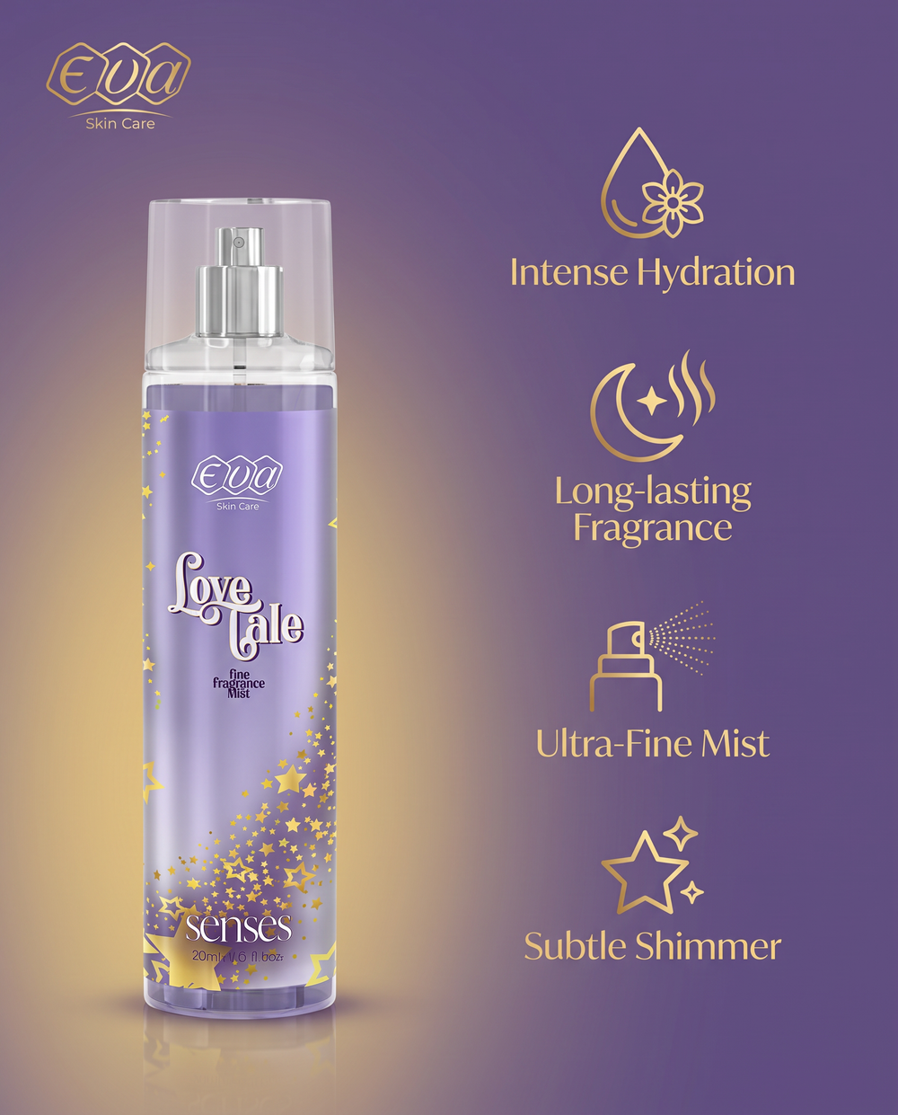 Eva Skin care  Body Mist  Love Tale 240 ml
