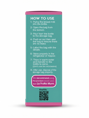 La Frutta Premium Breast Milk Storage Bags 10x 210ml