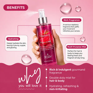 Estiara Raspberry Body Mist 250ml