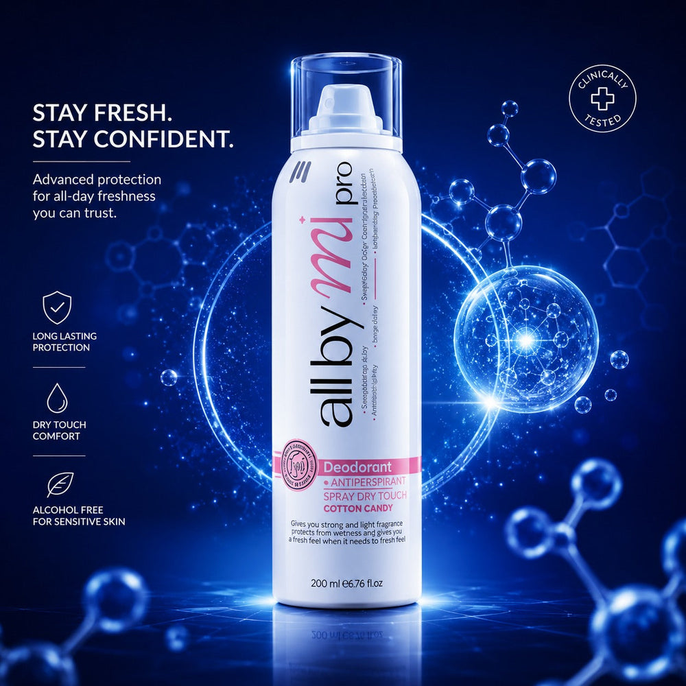 All by mi deodorant dry touch cotton candy 200ml