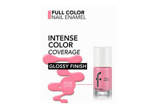 Flormar Full Color Nail Enamel FC03 Bubble Gum
