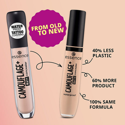 Essence Matte Concealer + Camouflage 100