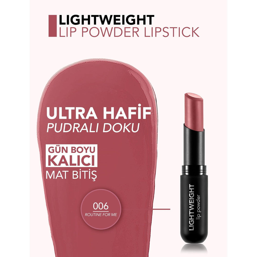 Flormar Lightweight Lipstick PW SLS 006