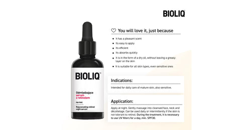 Bioliq pro rejuvinating retinol night serum 20ml