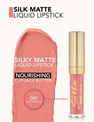 Flormar Silk Matte Liquid Lipstick No 060 Peach Smoothie