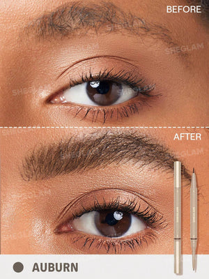 SHEGLAM Waterproof 2-in-1 Eyebrow Pencil Auburn