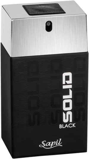 Sapil Solid Black Perfume for Men EDT 100ml