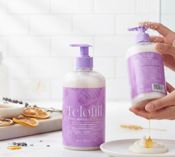 Telofill Body Wash Milk & Honey 500Ml3