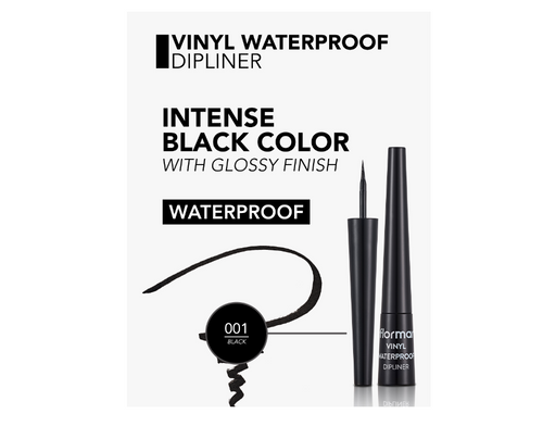 Flormar Vinyl Waterproof Dipliner 01 Black3