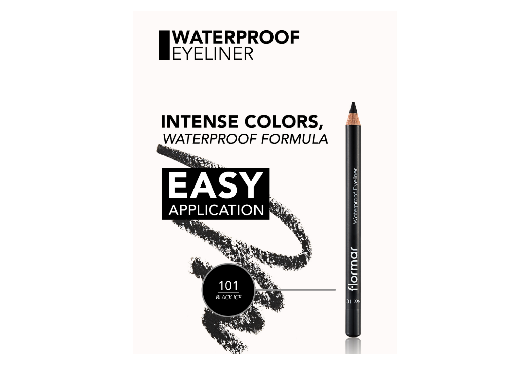 Flormar Waterproof Black Ice Eyeliner No.1013