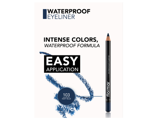 Flormar Waterproof Eyeliner - No. 103 Blue3
