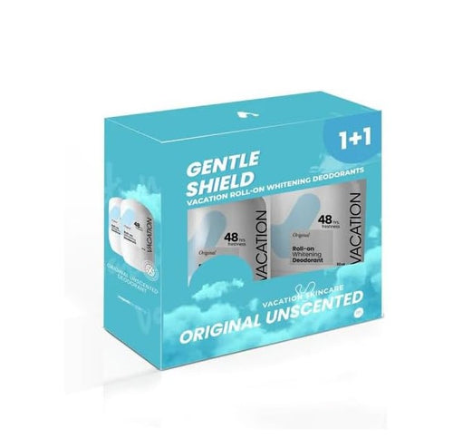 Vacation Original Unscented Whitening Deodorant 50 ml Combo pack