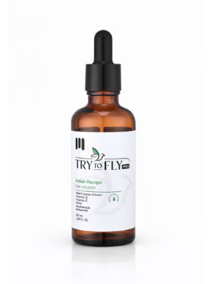 try to fly indian recipe hair solution 50ml
