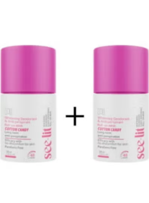 see-lit Roll on whitening deodornt cotton candy1+1