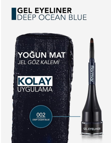 Flormar Gel Eyeliner 02 Ocean Blue 22g