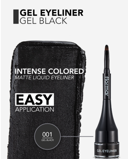 Flormar Gel Eyeliner 001 Gel Black