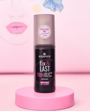 Essence مثبت مكياج فيكس آند لاست يدوم طويلاً لمدة 18 ساعة 50 مل