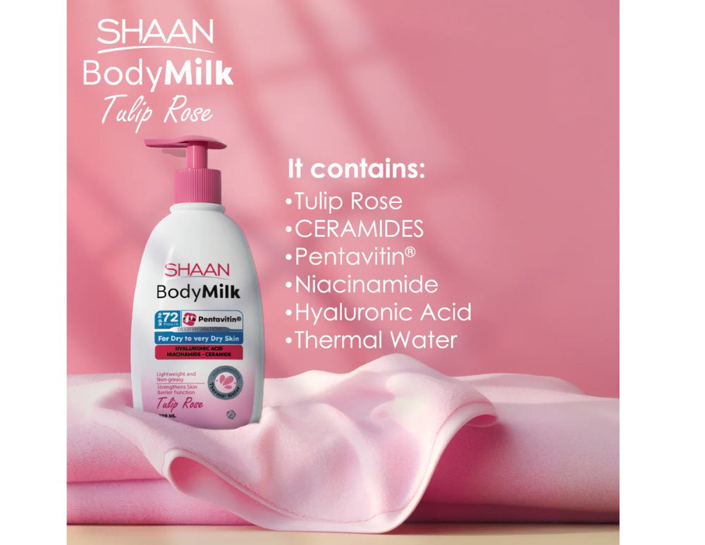 Shaan Tulip Rose Body Milk 300 ml