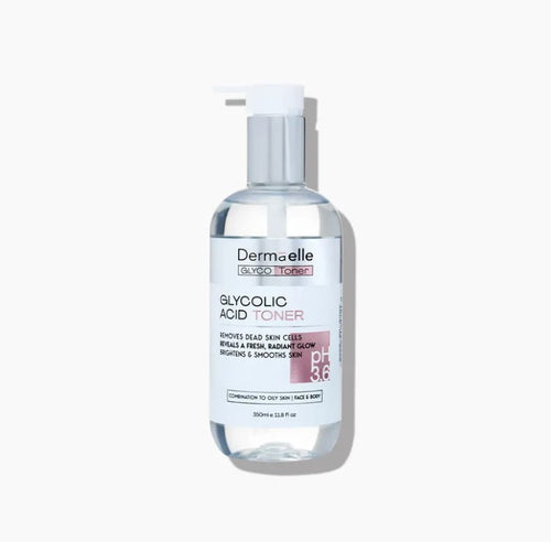 Dermaelle Gentle Exfoliating & Radiance Glycolic Acid Toner 350ml