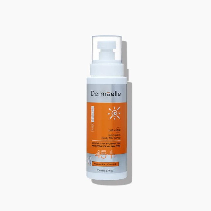 Dermaelle UV Defense SPF 45 Body Milk Spray 200ml