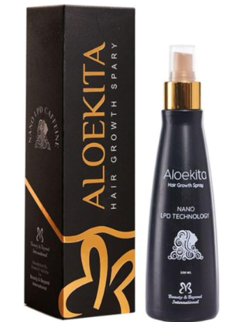 Aloekita Hair Growth Spray Black 200ml