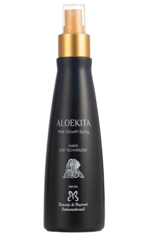 Aloekita Hair Growth Spray Black 200ml