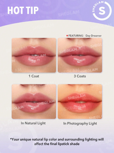 SHEGLAM Jelly Wow Lip Oil - Stay True